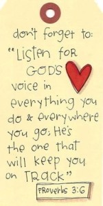 Listen for God's Voice