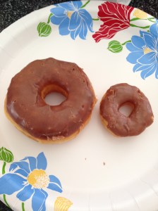 the munchkin.....regular donut for scale