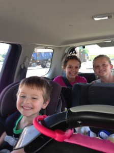 Although it's hard to see Chyler, there are actually 4 littles in this picture and that makes for one very happy mommy!